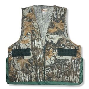 Vintage Real Tree Camouflage Hunting Vest